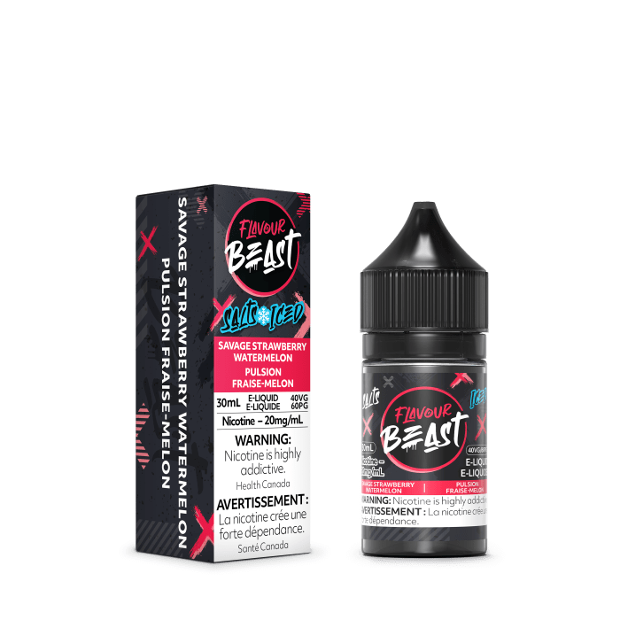 Flavour Beast Juice Nic Salt - Savage Strawberry Watermelon