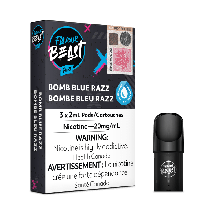 Flavour Beast Pod - Bomb Blue Razz