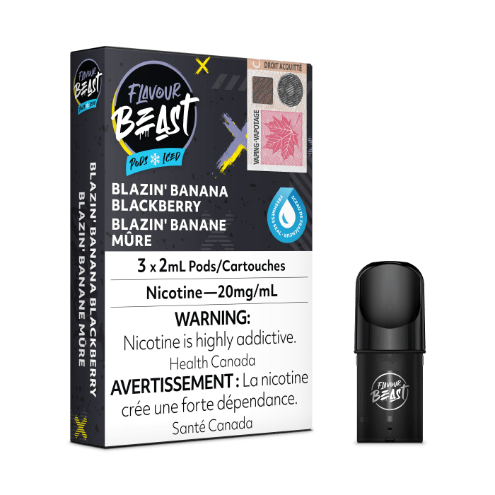 Flavour Beast Pod - Blazin' Banana Blackberry